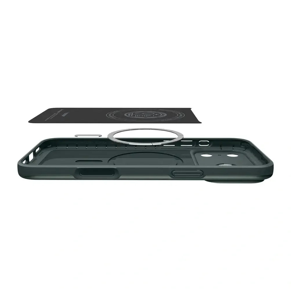 Spigen iPhone 17 Pro Max - Thin Fit Mag - Σκληρή Θήκη με MagSafe - Abyss Green