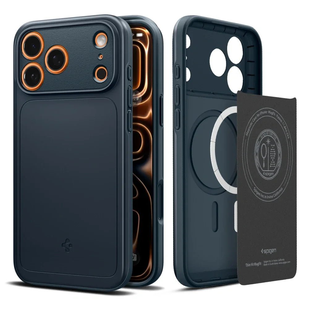 Spigen iPhone 17 Pro Max - Thin Fit Mag - Σκληρή Θήκη με MagSafe - Metal Slate
