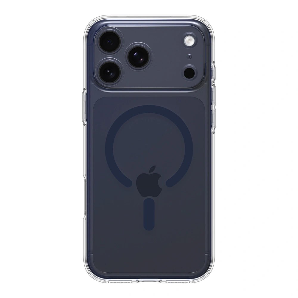 Spigen iPhone 17 Pro Max - Ultra Hybrid Mag - Σκληρή Θήκη με Πλαίσιο Σιλικόνης Και MagSafe - Clear / Deep Blue