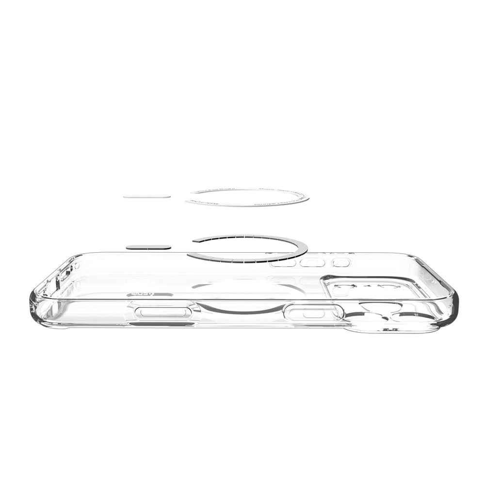 Spigen iPhone 17 Pro Max - Ultra Hybrid Mag - Σκληρή Θήκη με Πλαίσιο Σιλικόνης Και MagSafe - Clear / Orange
