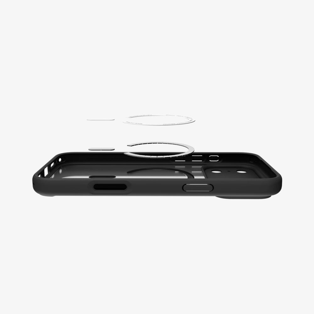 Spigen iPhone 17 Pro Max - Ultra Hybrid Mag - Σκληρή Θήκη με Πλαίσιο Σιλικόνης Και MagSafe - Frost Black / Orange