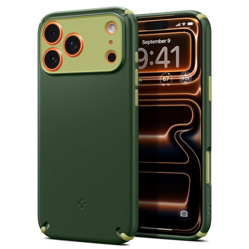 Spigen iPhone 17 Pro - Nano Pop Hybrid Mag - Σκληρή Θήκη με Πλαίσιο Σιλικόνης - Avo Green