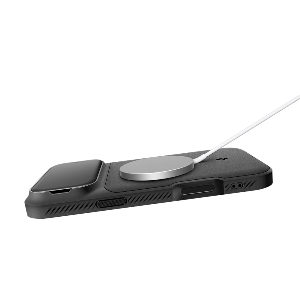 Spigen iPhone 17 Pro - Optik Armor Mag - Θήκη Σιλικόνης με Κάλυμμα για την Κάμερα και MagSafe - Black