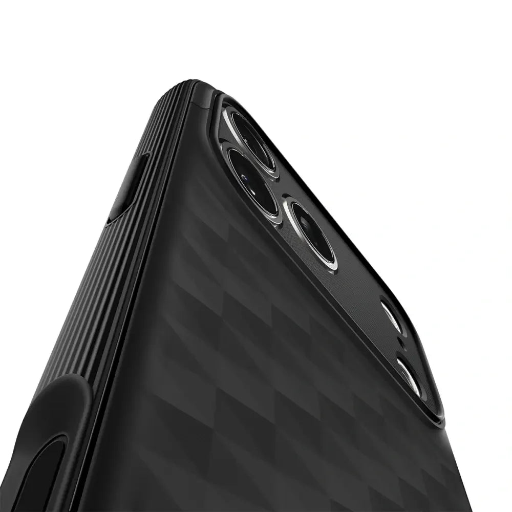 Spigen iPhone 17 Pro - Parallax S Mag - Θήκη Σιλικόνης με Σκληρό Πλαίσιο και MagSafe - Matte Black