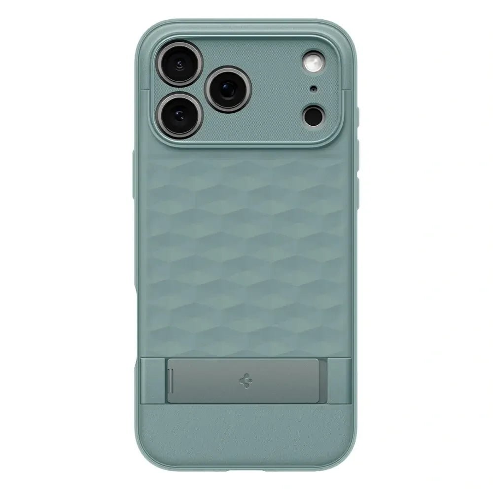 Spigen iPhone 17 Pro - Parallax S Mag - Θήκη Σιλικόνης με Σκληρό Πλαίσιο και MagSafe - Sage Green