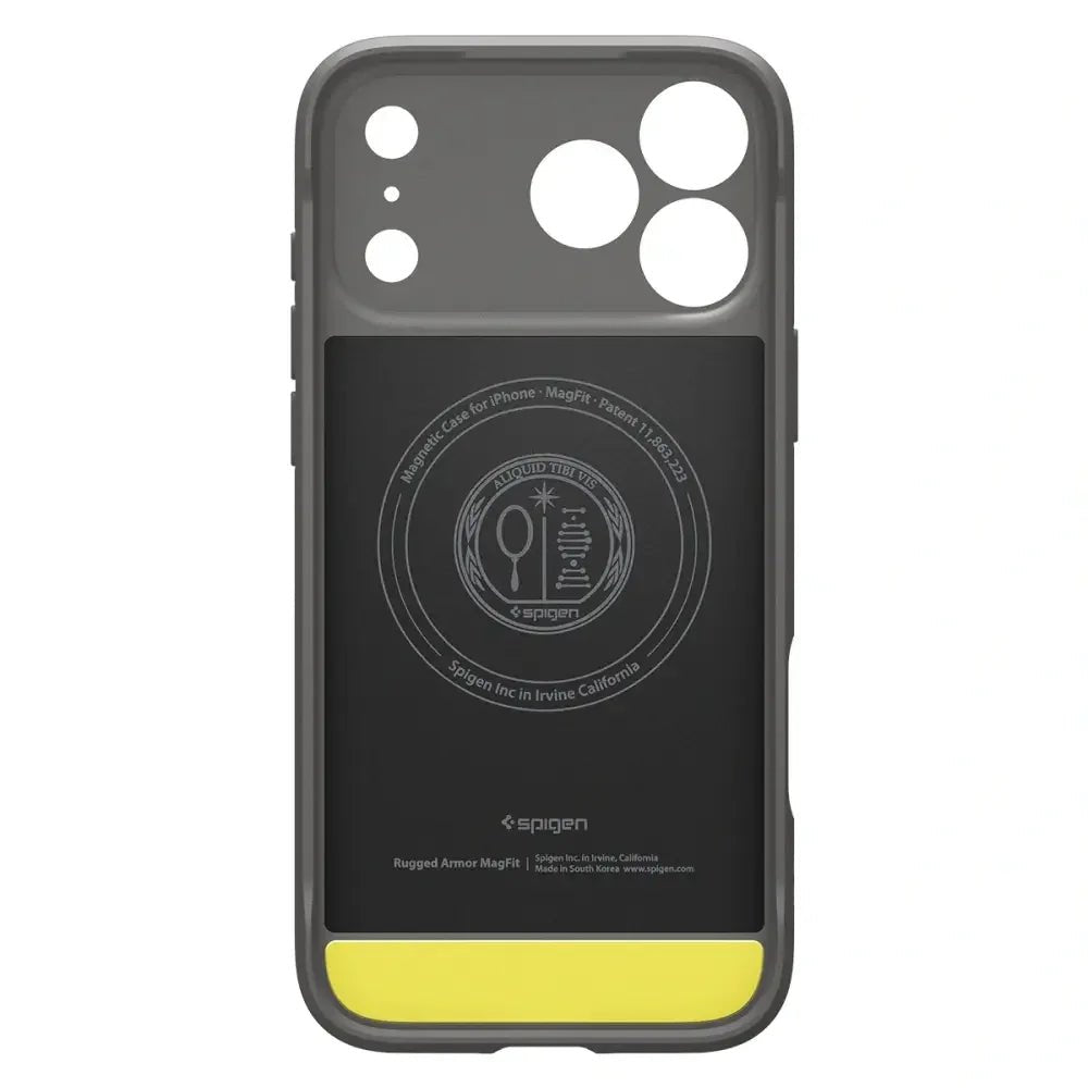 Spigen iPhone 17 Pro - Rugged Armor Mag - Θήκη TPU με MagSafe - Grey