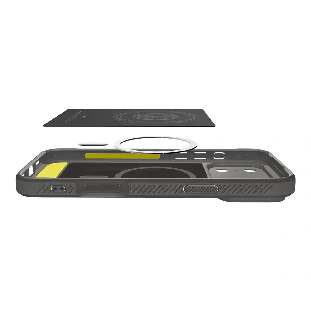 Spigen iPhone 17 Pro - Rugged Armor Mag - Θήκη TPU με MagSafe - Grey