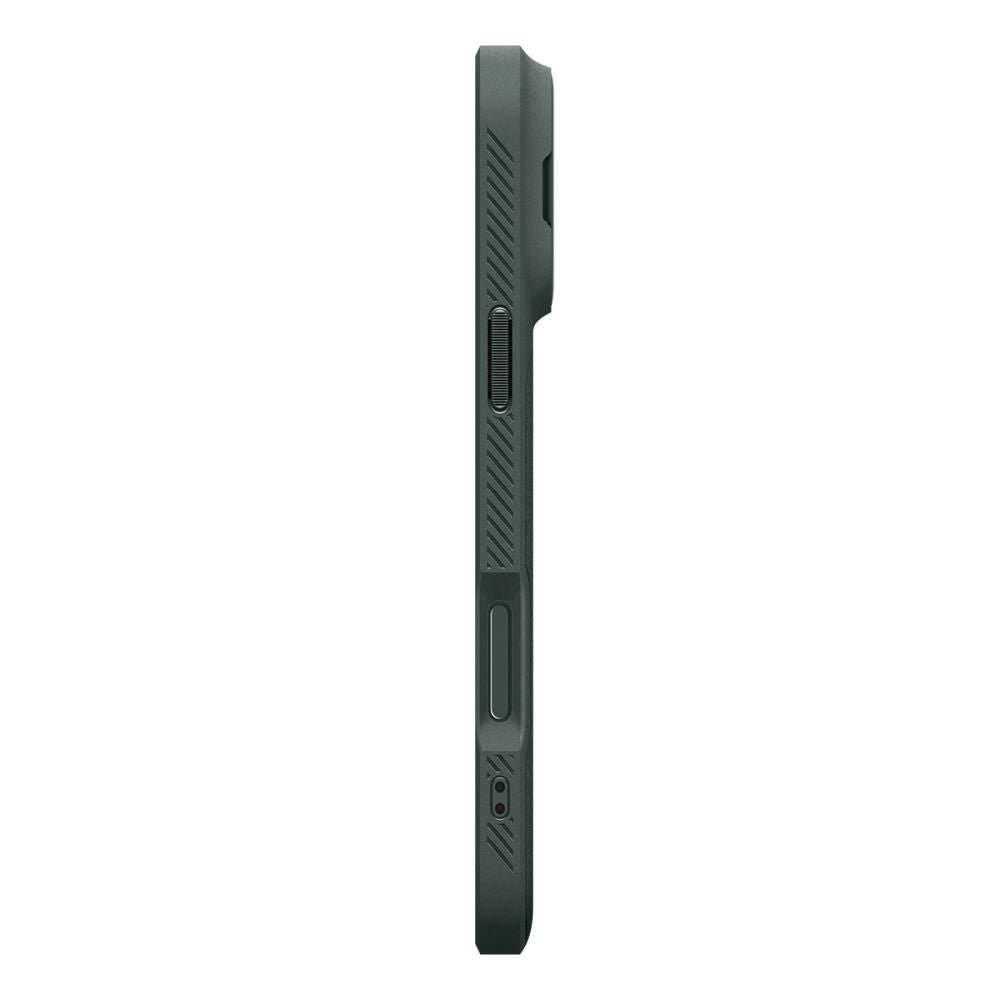 Spigen iPhone 17 Pro - Θήκη Σιλικόνης με Κάλυμμα για την Κάμερα και MagSafe - Optik Armor Mag - Abyss Green