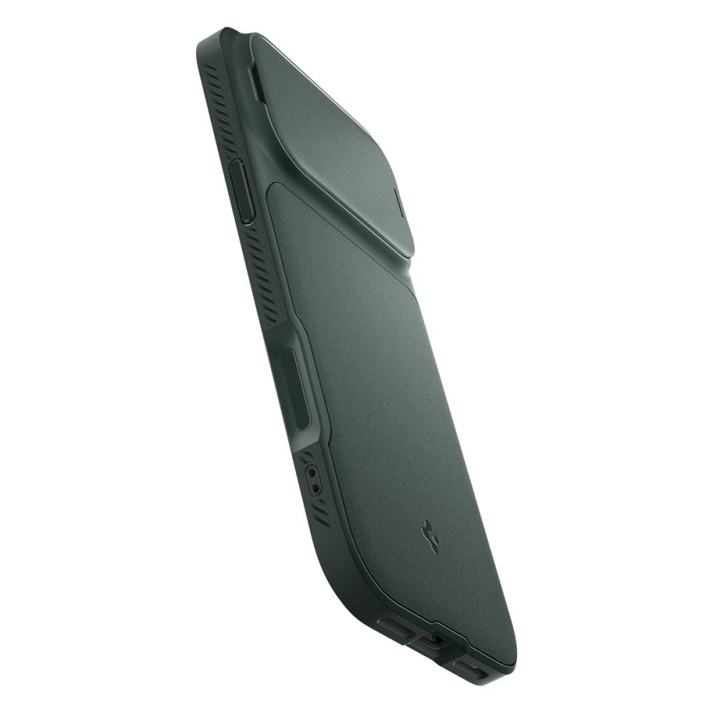 Spigen iPhone 17 Pro - Θήκη Σιλικόνης με Κάλυμμα για την Κάμερα και MagSafe - Optik Armor Mag - Abyss Green