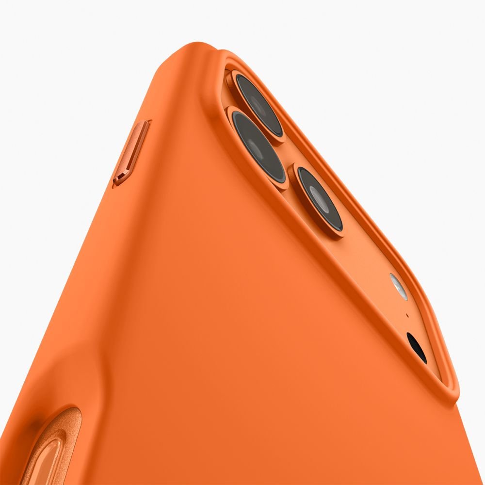 Spigen iPhone 17 Pro - Θήκη Σιλικόνης με MagSafe - Silicone Fit Mag - Cosmic Orange