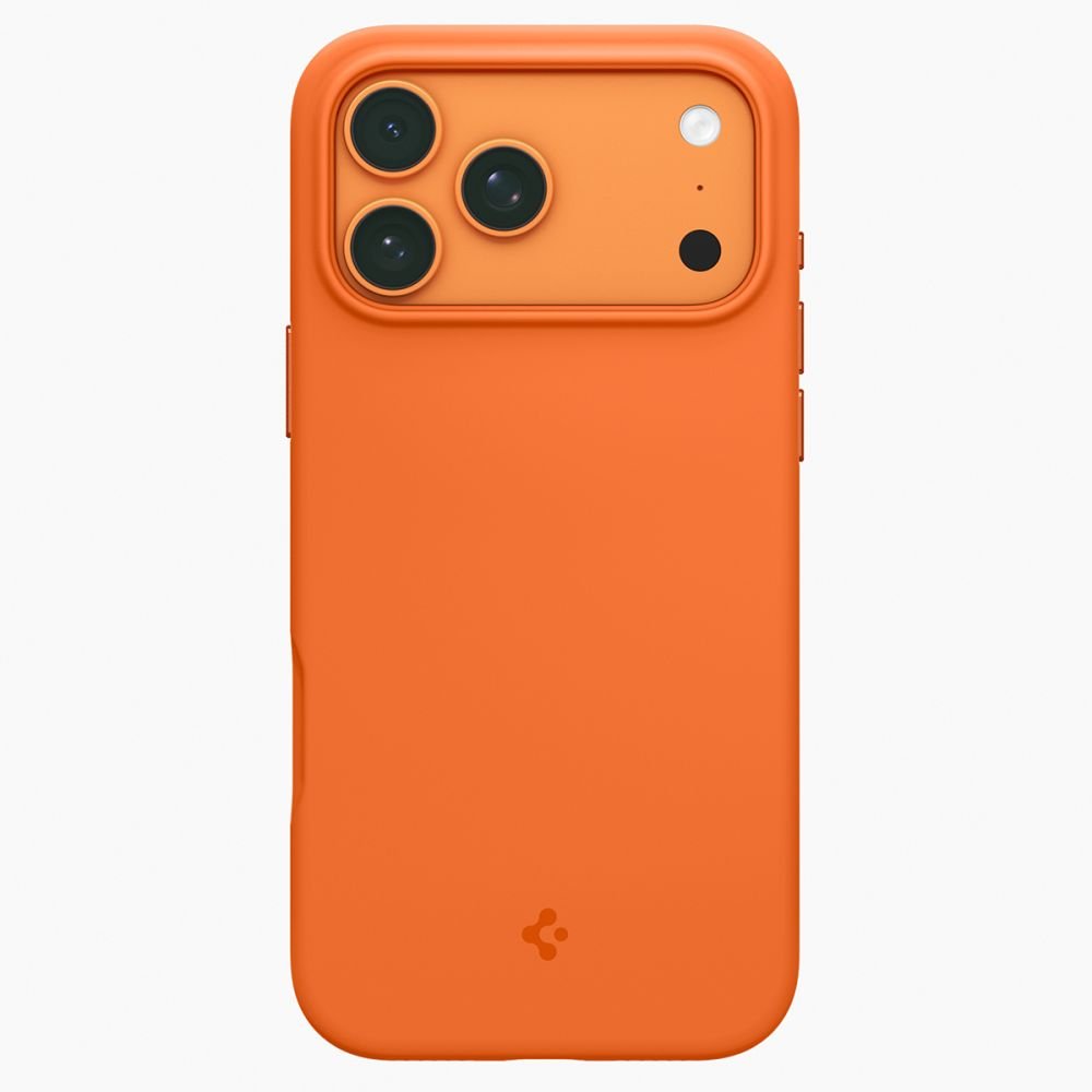 Spigen iPhone 17 Pro - Θήκη Σιλικόνης με MagSafe - Silicone Fit Mag - Cosmic Orange
