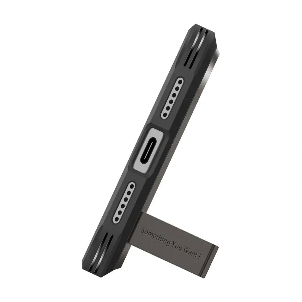 Spigen iPhone 17 Pro - Tough Armor T Mag - MagSafe Σκληρή Θήκη με Πλαίσιο Σιλικόνης και Σταντ - Gunmetal
