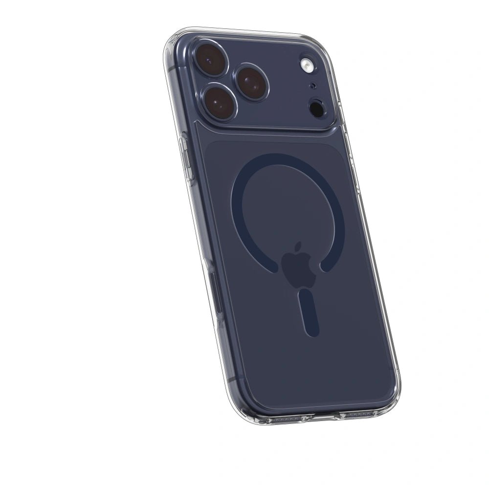 Spigen iPhone 17 Pro - Ultra Hybrid Mag - Σκληρή Θήκη με Πλαίσιο Σιλικόνης Και MagSafe - Clear / Deep Blue
