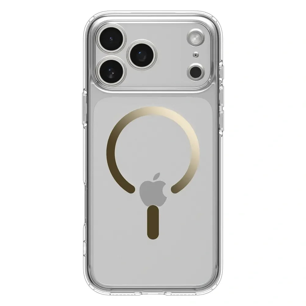 Spigen iPhone 17 Pro - Ultra Hybrid Mag - Σκληρή Θήκη με Πλαίσιο Σιλικόνης Και MagSafe - Clear / Gold