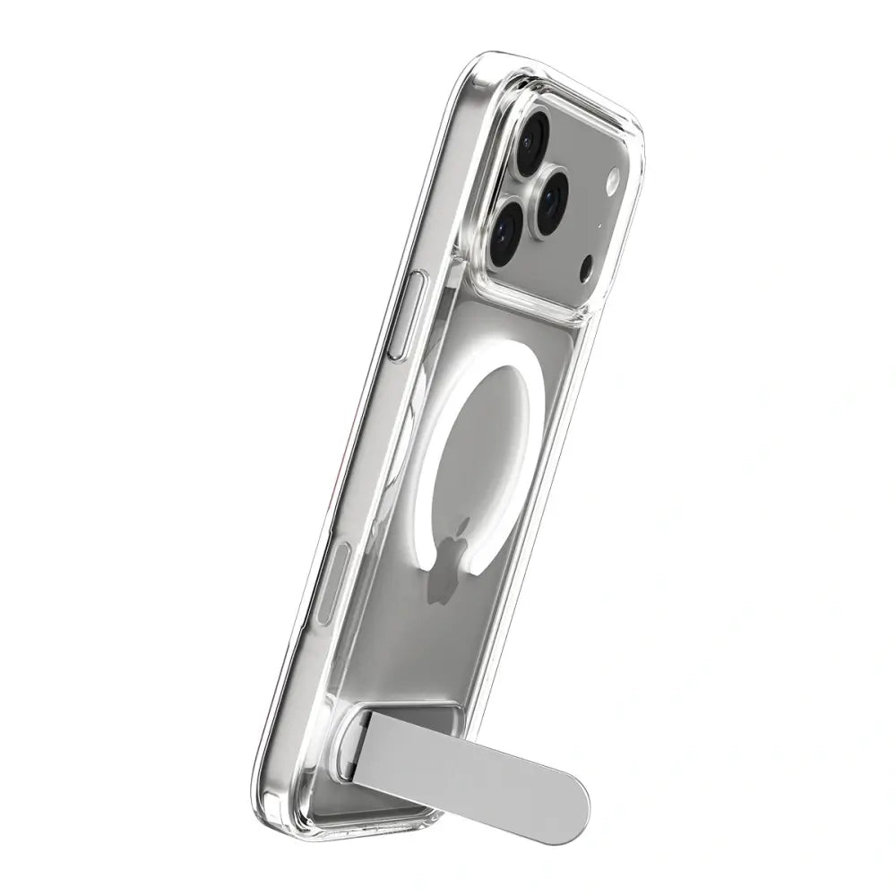 Spigen iPhone 17 Pro - Ultra Hybrid S MagSafe - Σκληρή Θήκη με Πλαίσιο Σιλικόνης και Stand - Clear / White
