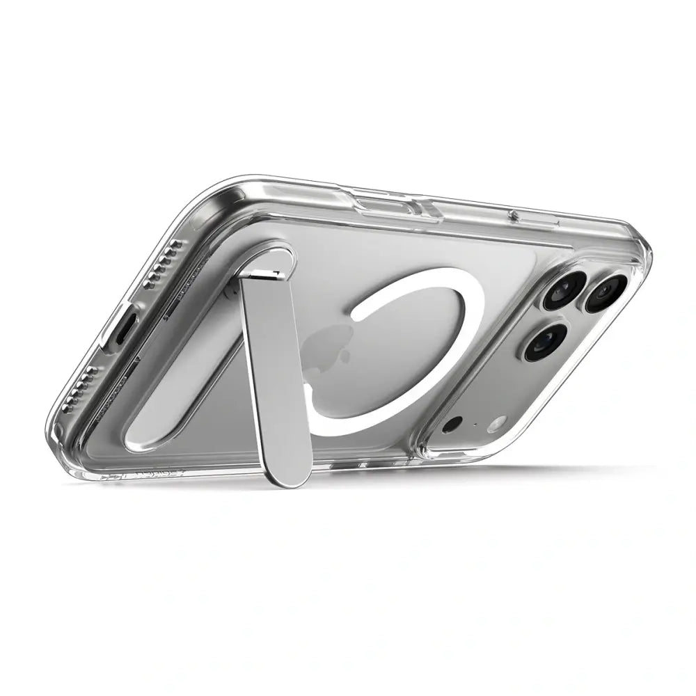 Spigen iPhone 17 Pro - Ultra Hybrid S MagSafe - Σκληρή Θήκη με Πλαίσιο Σιλικόνης και Stand - Clear / White