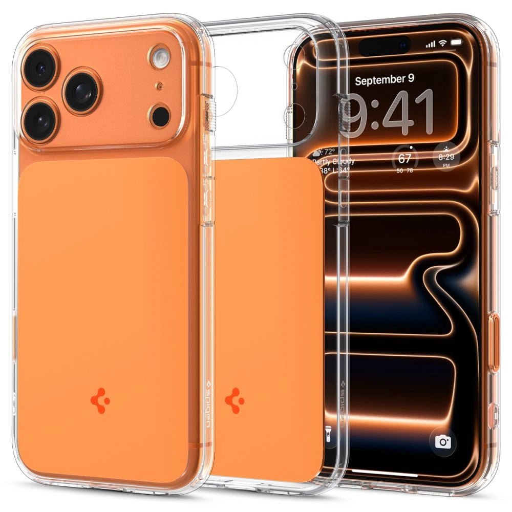 Spigen iPhone 17 Pro - Ultra Hybrid T Mag - Σκληρή Θήκη με Πλαίσιο Σιλικόνης Και MagSafe - Glossy Orange