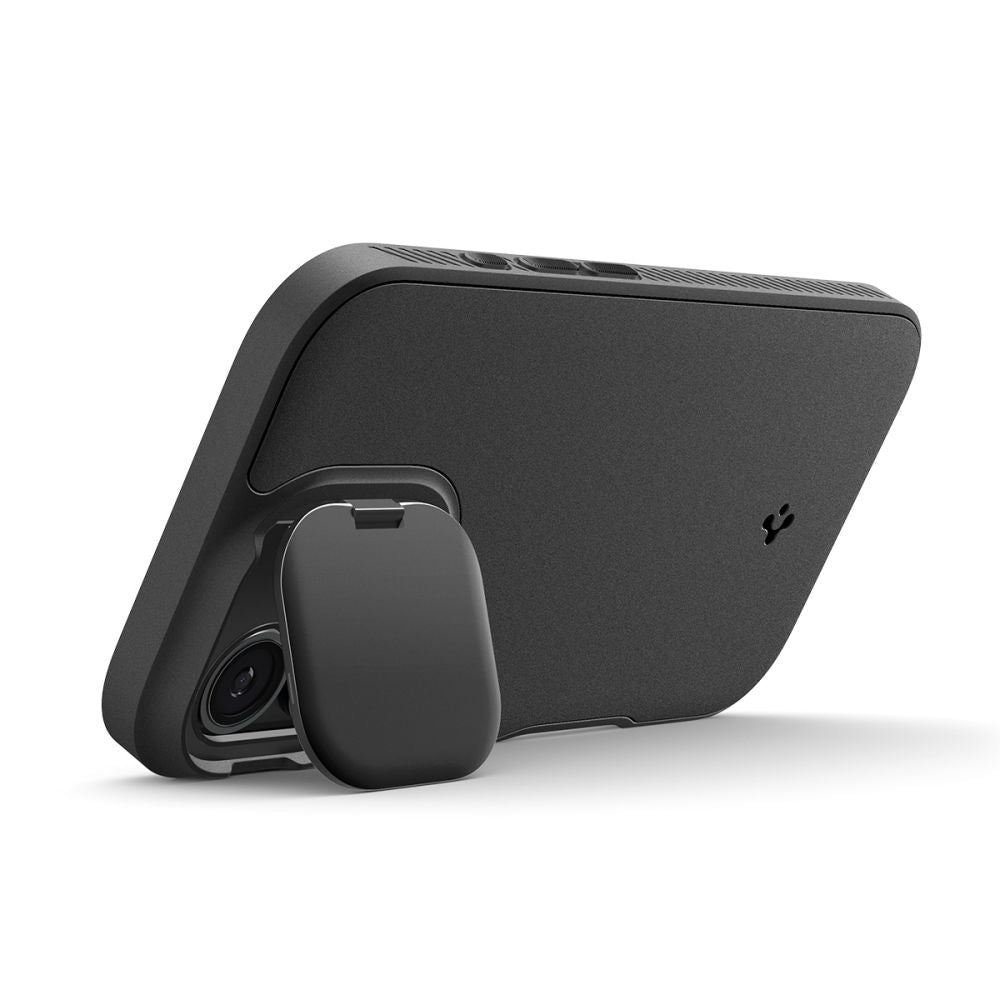 Spigen iPhone 17 - Θήκη Σιλικόνης με Κάλυμμα για την Κάμερα και MagSafe - Optik Armor Mag - Black