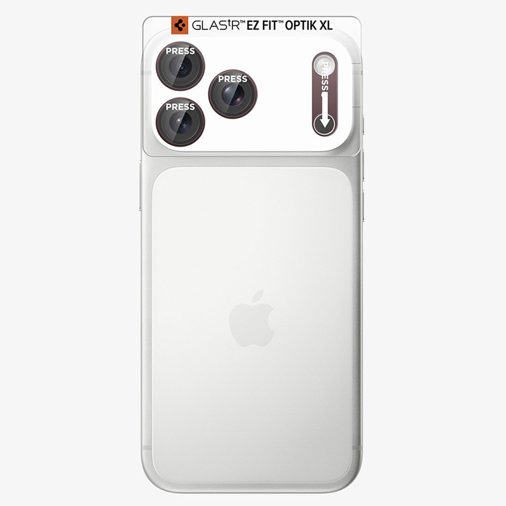 Spigen iPhone 18 Pro - Αντιχαρακτικό Γυαλί για την Κάμερα - Optik Pro XL Glas.TR EZ Fit - Dark Cherry