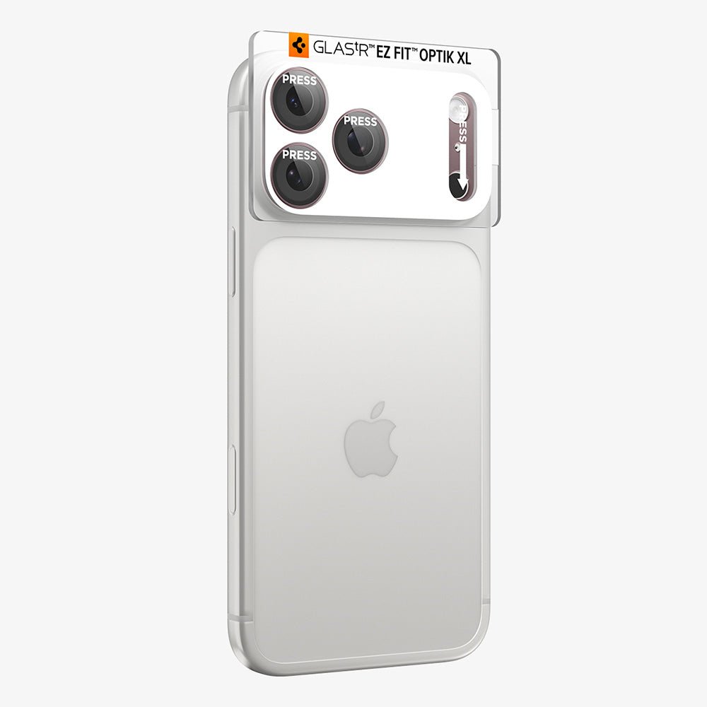 Spigen iPhone 18 Pro - Αντιχαρακτικό Γυαλί για την Κάμερα - Optik Pro XL Glas.TR EZ Fit - Dark Cherry