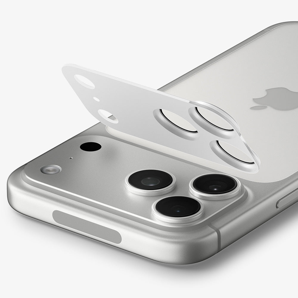 Spigen iPhone 18 Pro - Αντιχαρακτικό Γυαλί για την Κάμερα - Optik Pro XL Glas.TR EZ Fit - Silver