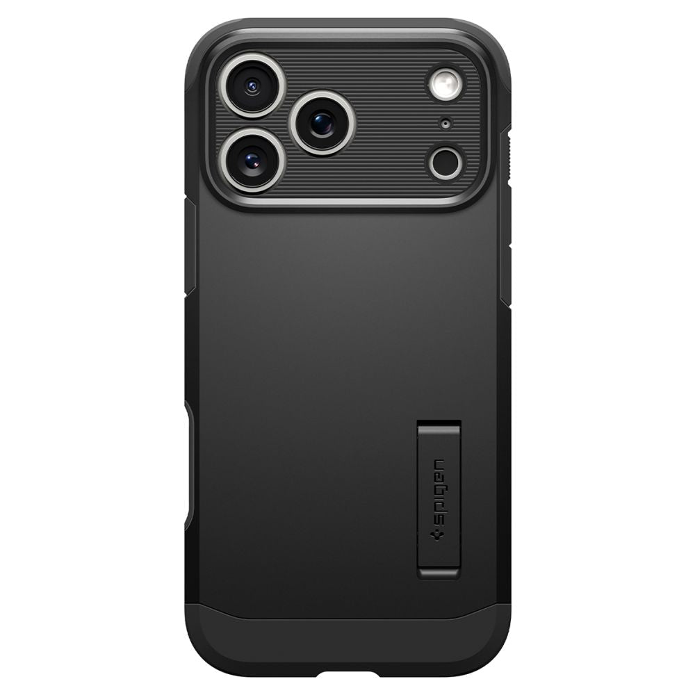 Spigen iPhone 18 Pro / iPhone 17 Pro - MagSafe Σκληρή Θήκη με Πλαίσιο Σιλικόνης και Σταντ - Tough Armor T Mag - Black