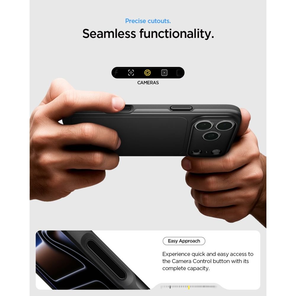 Spigen iPhone 18 Pro / iPhone 17 Pro - Σκληρή Θήκη με MagSafe - Thin Fit Mag - Black