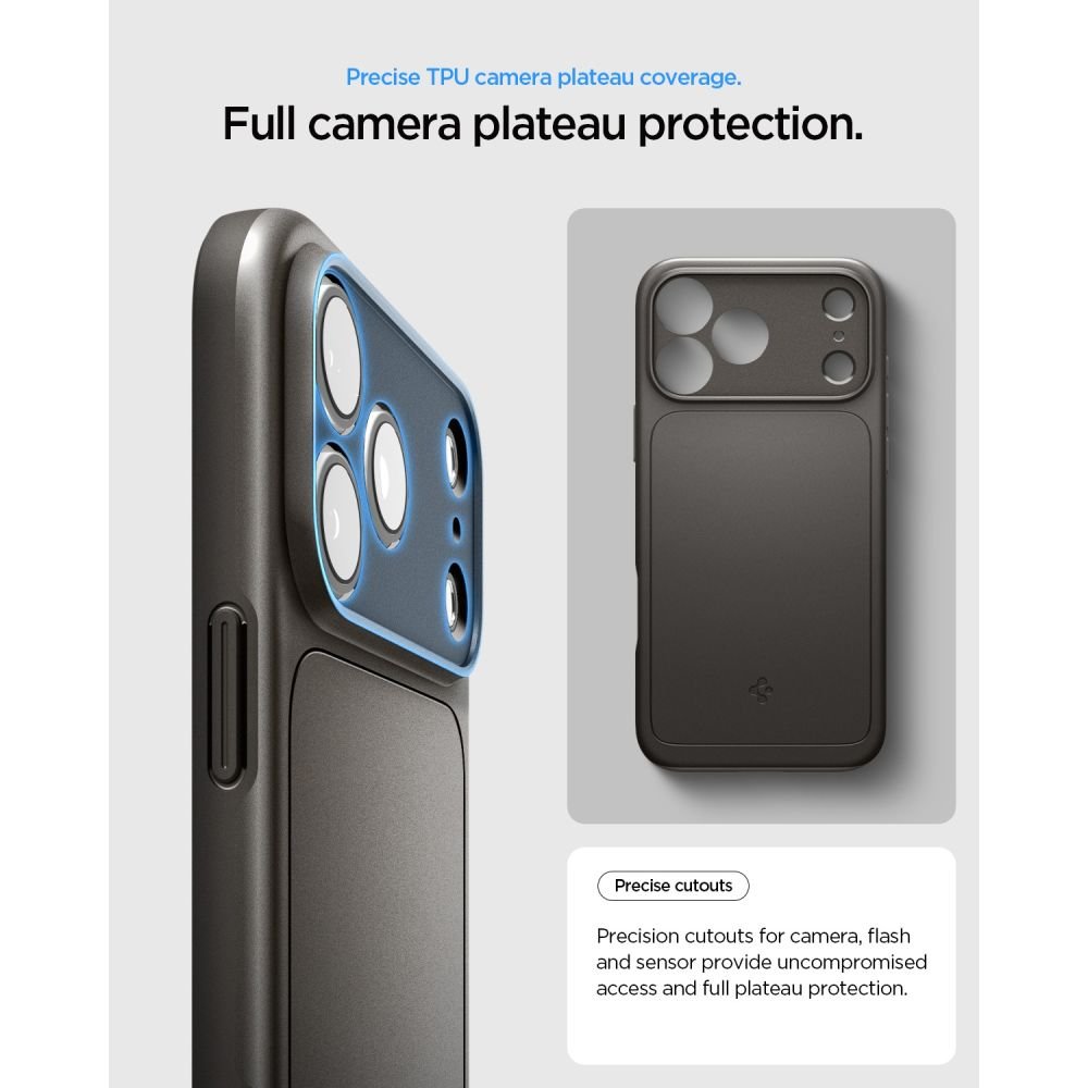 Spigen iPhone 18 Pro / iPhone 17 Pro - Σκληρή Θήκη με MagSafe - Thin Fit Mag - Gunmetal