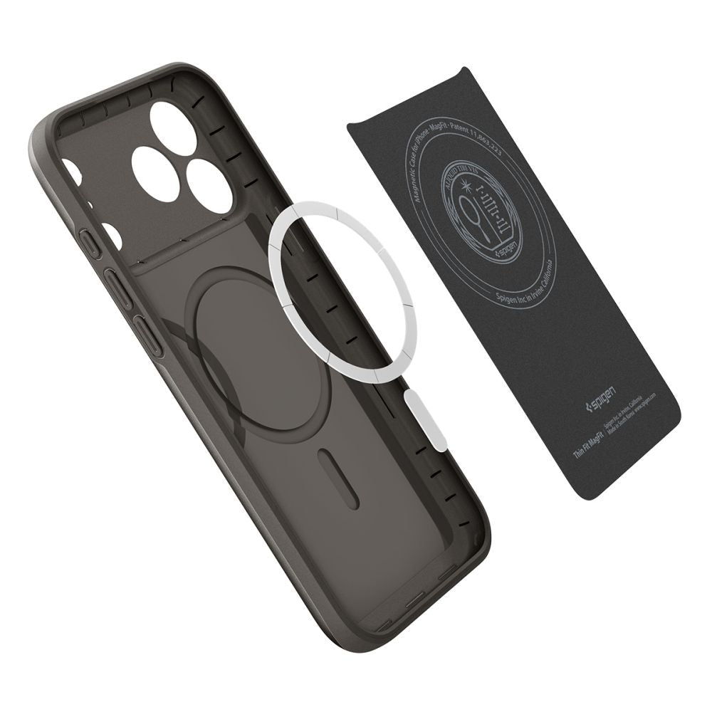Spigen iPhone 18 Pro / iPhone 17 Pro - Σκληρή Θήκη με MagSafe - Thin Fit Mag - Gunmetal