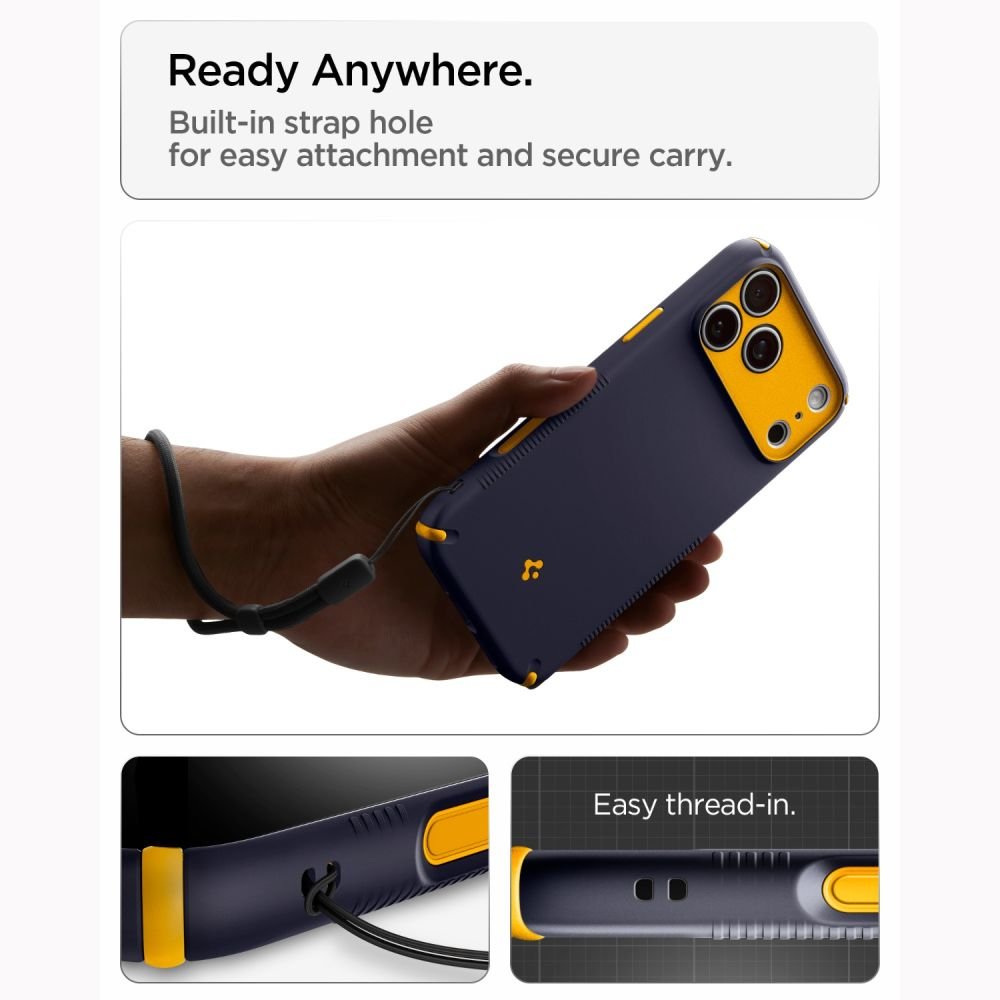 Spigen iPhone 18 Pro / iPhone 17 Pro - Σκληρή Θήκη με Πλαίσιο Σιλικόνης και MagSafe - Nano Pop Hybrid Mag - Blueberry Nany