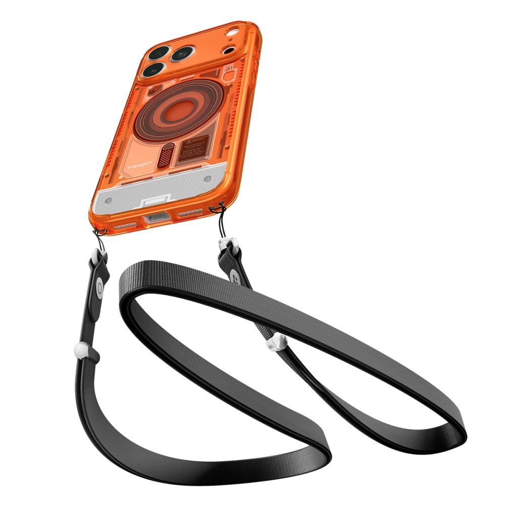 Spigen iPhone 18 Pro / iPhone 17 Pro - Σκληρή Θήκη με Πλαίσιο Σιλικόνης Και MagSafe - Ultra Hybrid Mag - C-One Tangerine
