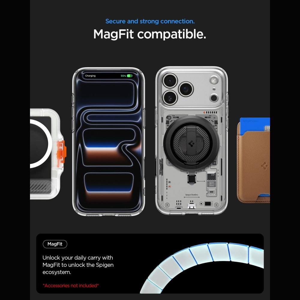 Spigen iPhone 18 Pro / iPhone 17 Pro - Σκληρή Θήκη με Πλαίσιο Σιλικόνης Και MagSafe - Ultra Hybrid Mag - Neo One