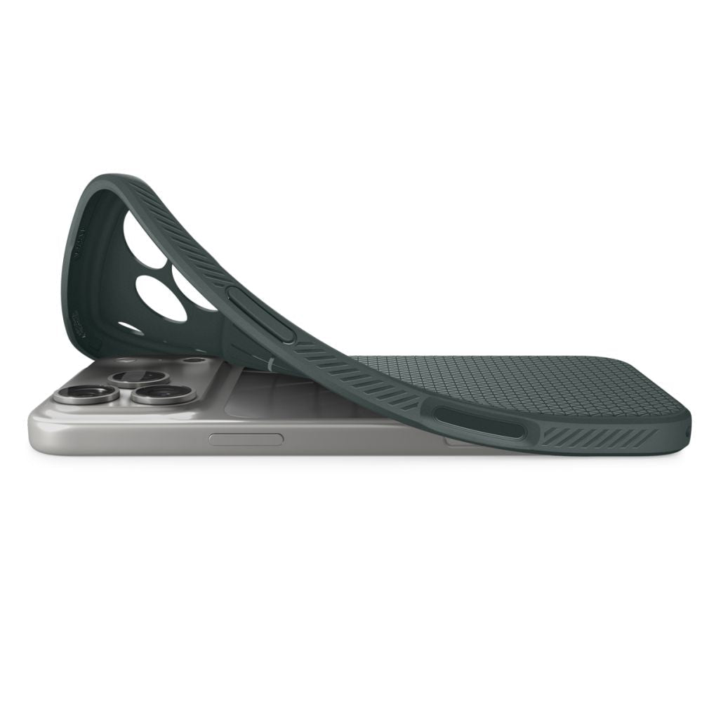 Spigen iPhone 18 Pro / iPhone 17 Pro - Θήκη Σιλικόνης - Liquid Air - Abyss Green