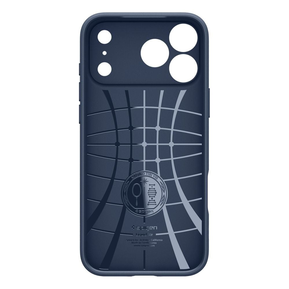 Spigen iPhone 18 Pro / iPhone 17 Pro - Θήκη Σιλικόνης - Liquid Air - Navy Blue
