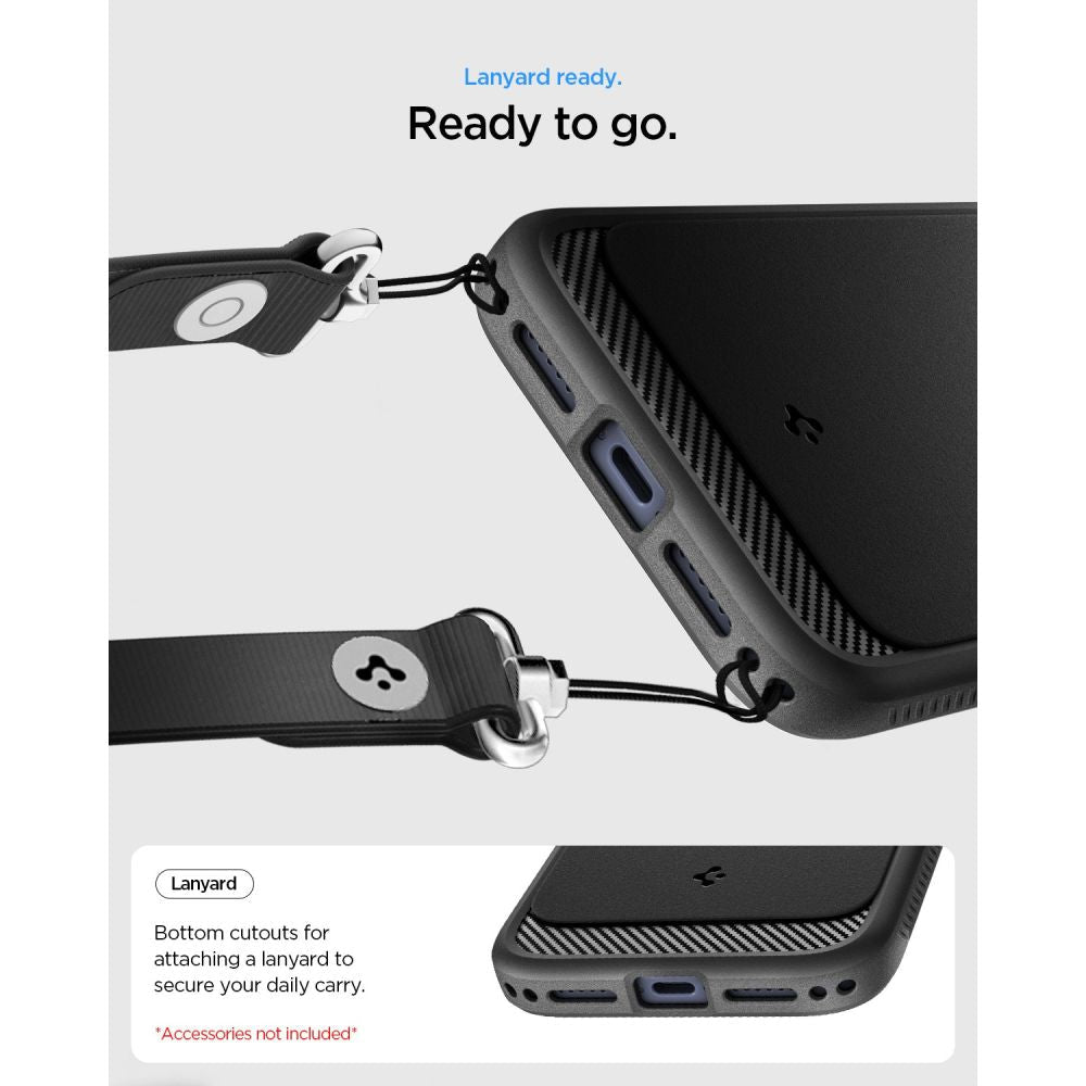 Spigen iPhone 18 Pro / iPhone 17 Pro - Θήκη TPU με MagSafe - Rugged Armor Mag - Matte Black