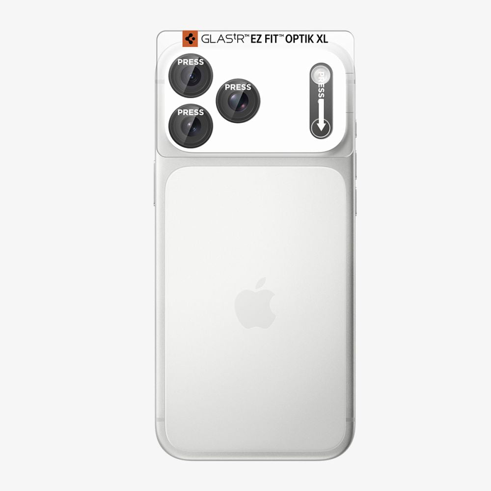 Spigen iPhone 18 Pro Max - Αντιχαρακτικό Γυαλί για την Κάμερα - Optik Pro XL Glas.TR EZ Fit - Dark Grey