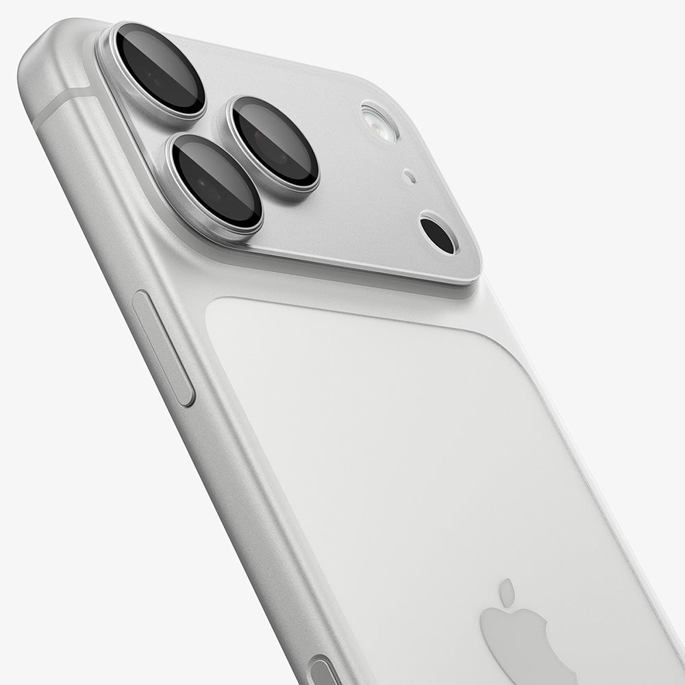 Spigen iPhone 18 Pro Max - Αντιχαρακτικό Γυαλί για την Κάμερα - Optik Pro XL Glas.TR EZ Fit - Silver