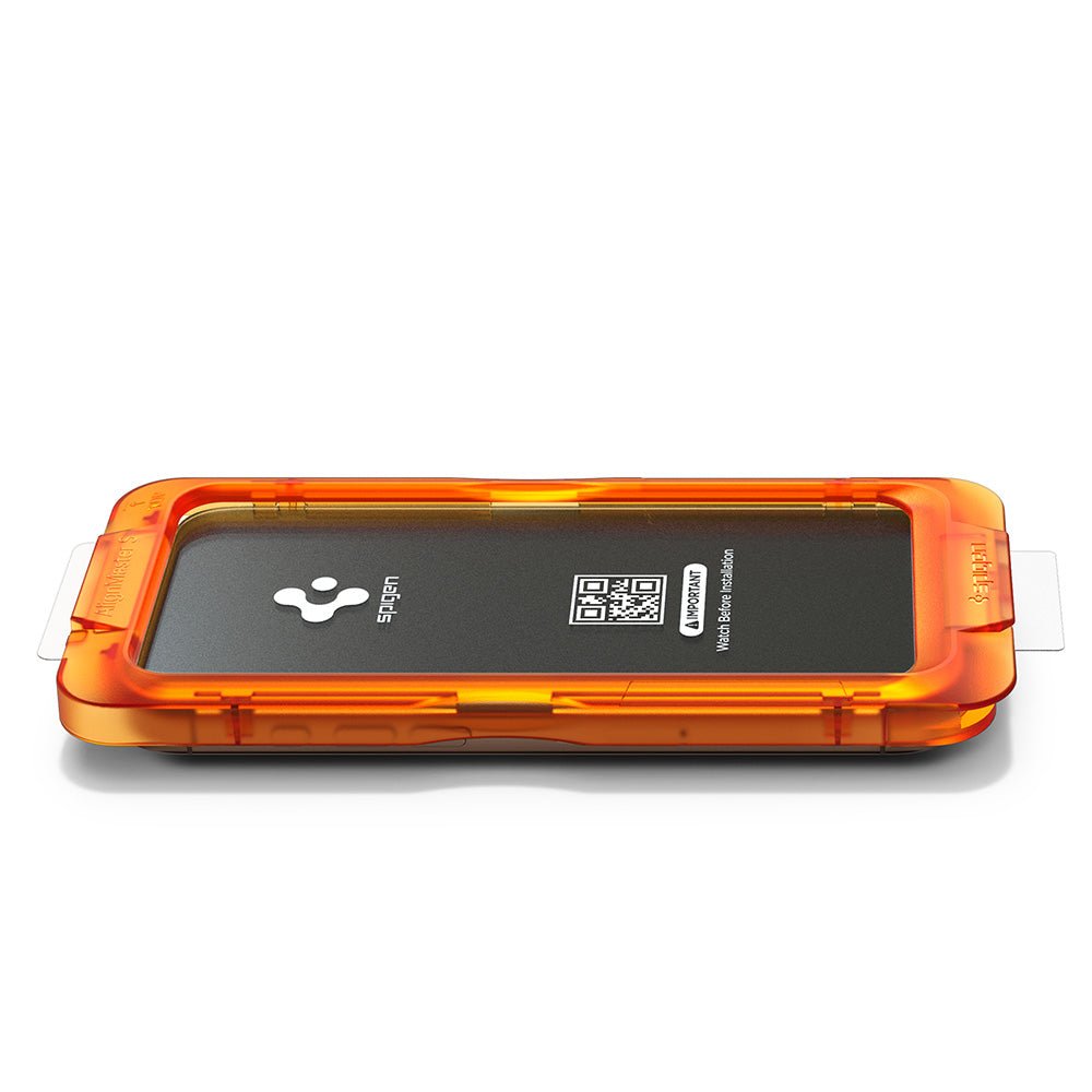 Spigen iPhone 18 Pro Max / iPhone 17 Pro Max - Case Friendly Αντιχαρακτικό Γυαλί Οθόνης 9H - Glas.tR AlignMaster S - 2 Τεμάχια - Clear