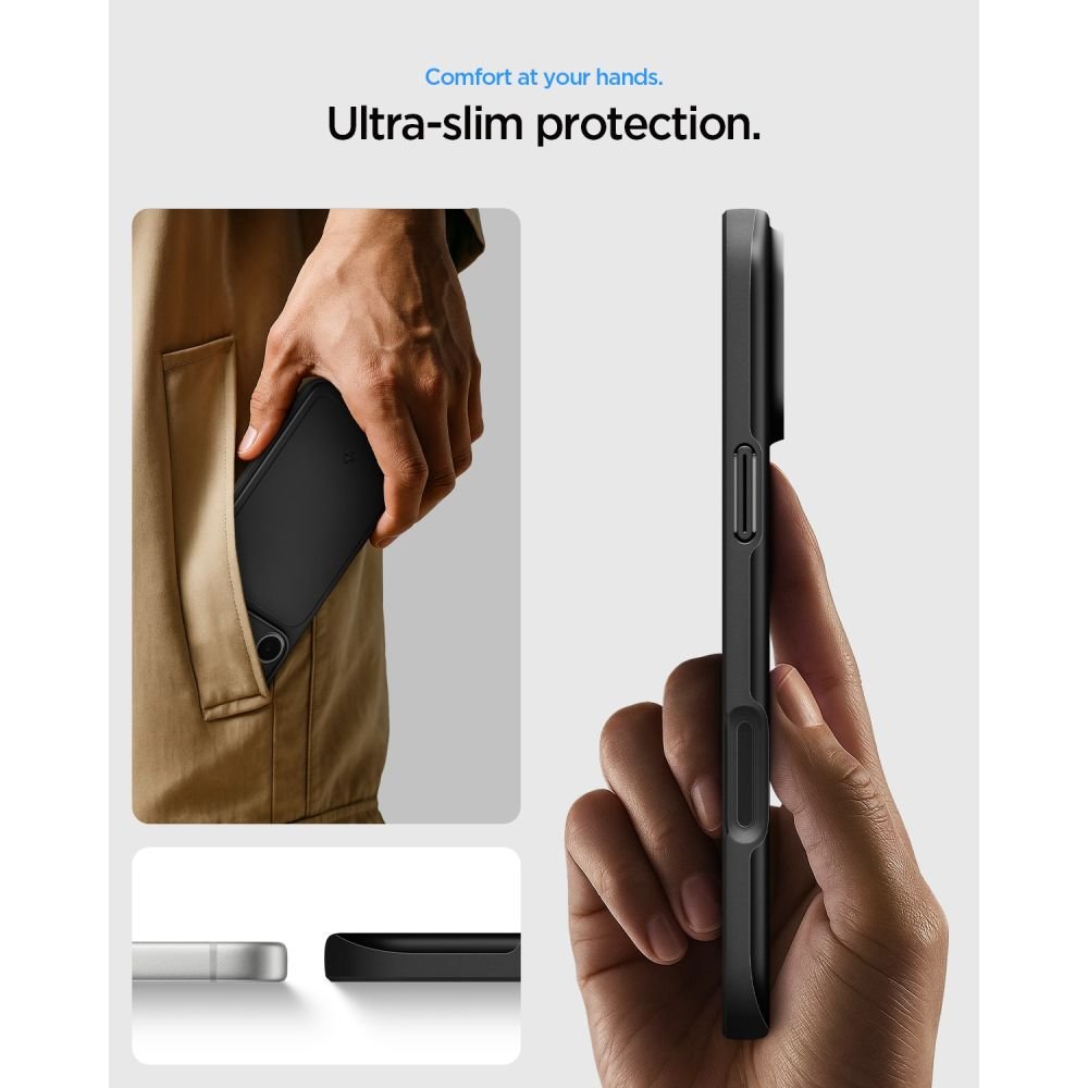 Spigen iPhone 18 Pro Max / iPhone 17 Pro Max - Σκληρή Θήκη με MagSafe - Thin Fit Mag - Black