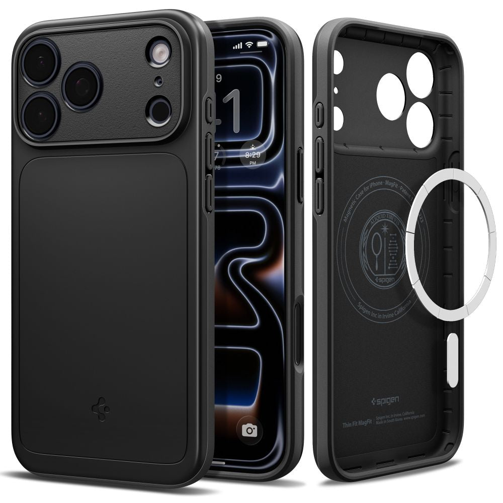 Spigen iPhone 18 Pro Max / iPhone 17 Pro Max - Σκληρή Θήκη με MagSafe - Thin Fit Mag - Black