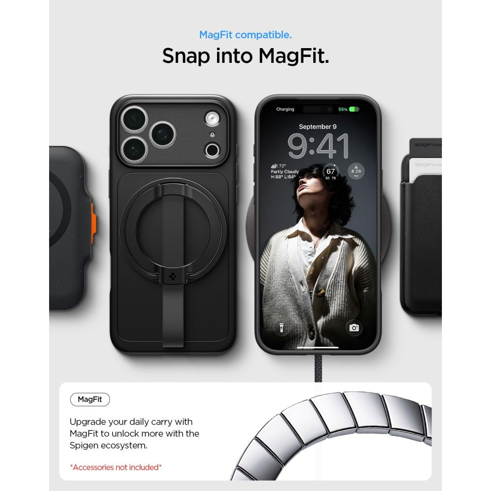 Spigen iPhone 18 Pro Max / iPhone 17 Pro Max - Σκληρή Θήκη με MagSafe - Thin Fit Mag - Black