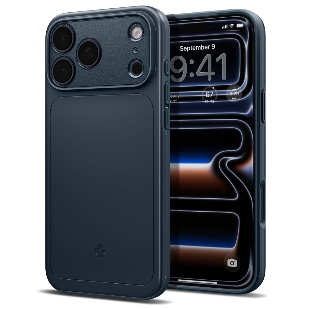 Spigen iPhone 18 Pro Max / iPhone 17 Pro Max - Σκληρή Θήκη με MagSafe - Thin Fit Mag - Metal Slate
