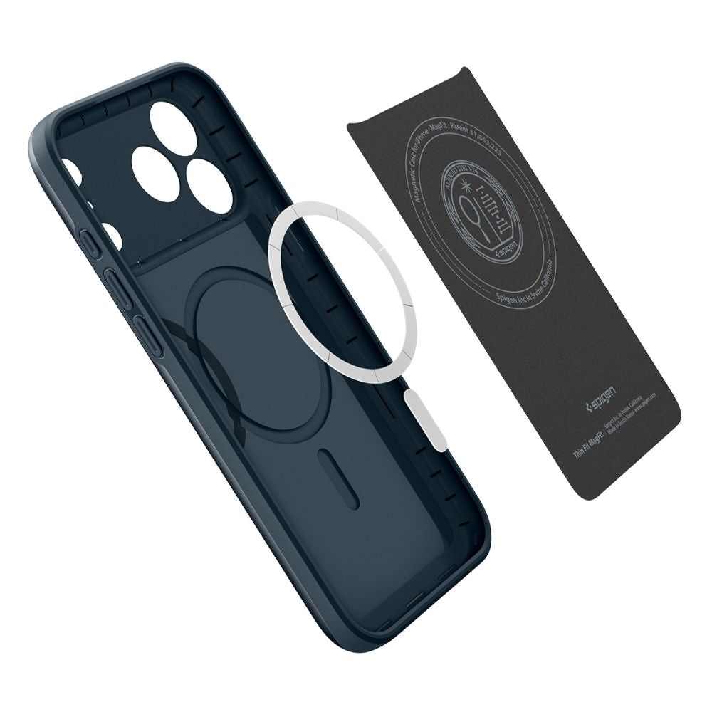 Spigen iPhone 18 Pro Max / iPhone 17 Pro Max - Σκληρή Θήκη με MagSafe - Thin Fit Mag - Metal Slate