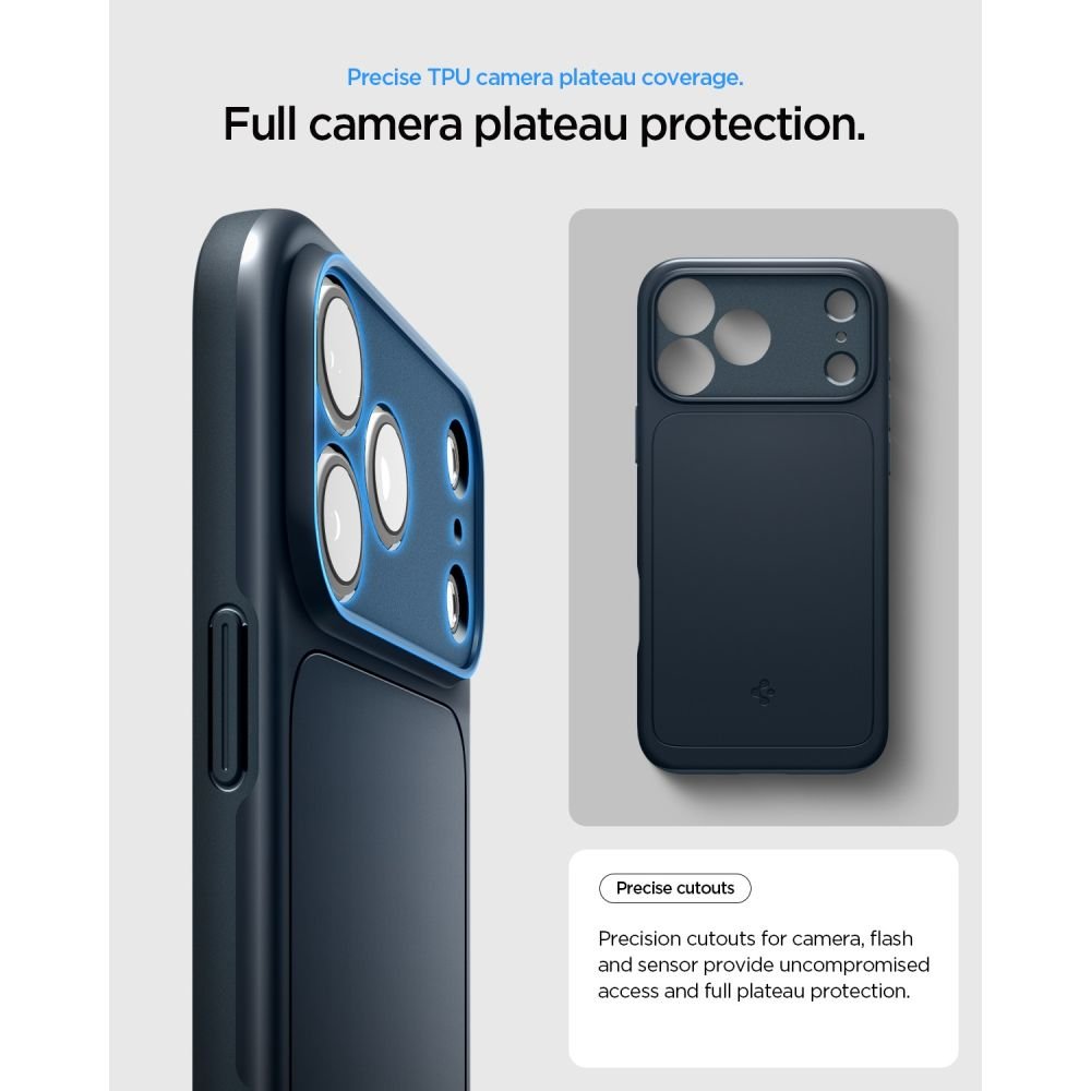 Spigen iPhone 18 Pro Max / iPhone 17 Pro Max - Σκληρή Θήκη με MagSafe - Thin Fit Mag - Metal Slate