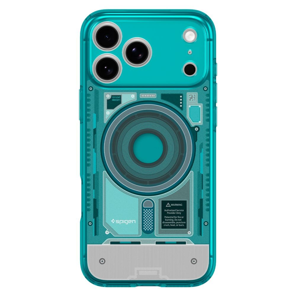 Spigen iPhone 18 Pro Max / iPhone 17 Pro Max - Σκληρή Θήκη με Πλαίσιο Σιλικόνης Και MagSafe - Ultra Hybrid Mag - C-One Bondi Blue