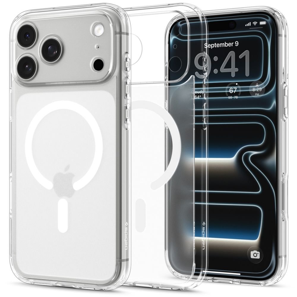 Spigen iPhone 18 Pro Max / iPhone 17 Pro Max - Σκληρή Θήκη με Πλαίσιο Σιλικόνης Και MagSafe - Ultra Hybrid Mag - Frost White