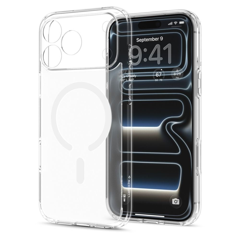 Spigen iPhone 18 Pro Max / iPhone 17 Pro Max - Σκληρή Θήκη με Πλαίσιο Σιλικόνης Και MagSafe - Ultra Hybrid Mag - Frost White