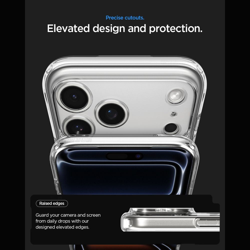 Spigen iPhone 18 Pro Max / iPhone 17 Pro Max - Σκληρή Θήκη με Πλαίσιο Σιλικόνης Και MagSafe - Ultra Hybrid Mag - Zero One Natural Titanium