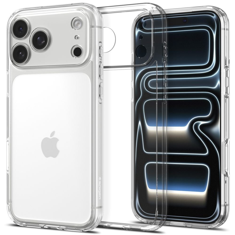 Spigen iPhone 18 Pro Max / iPhone 17 Pro Max - Σκληρή Θήκη με Πλαίσιο Σιλικόνης - Ultra Hybrid - Crystal Clear
