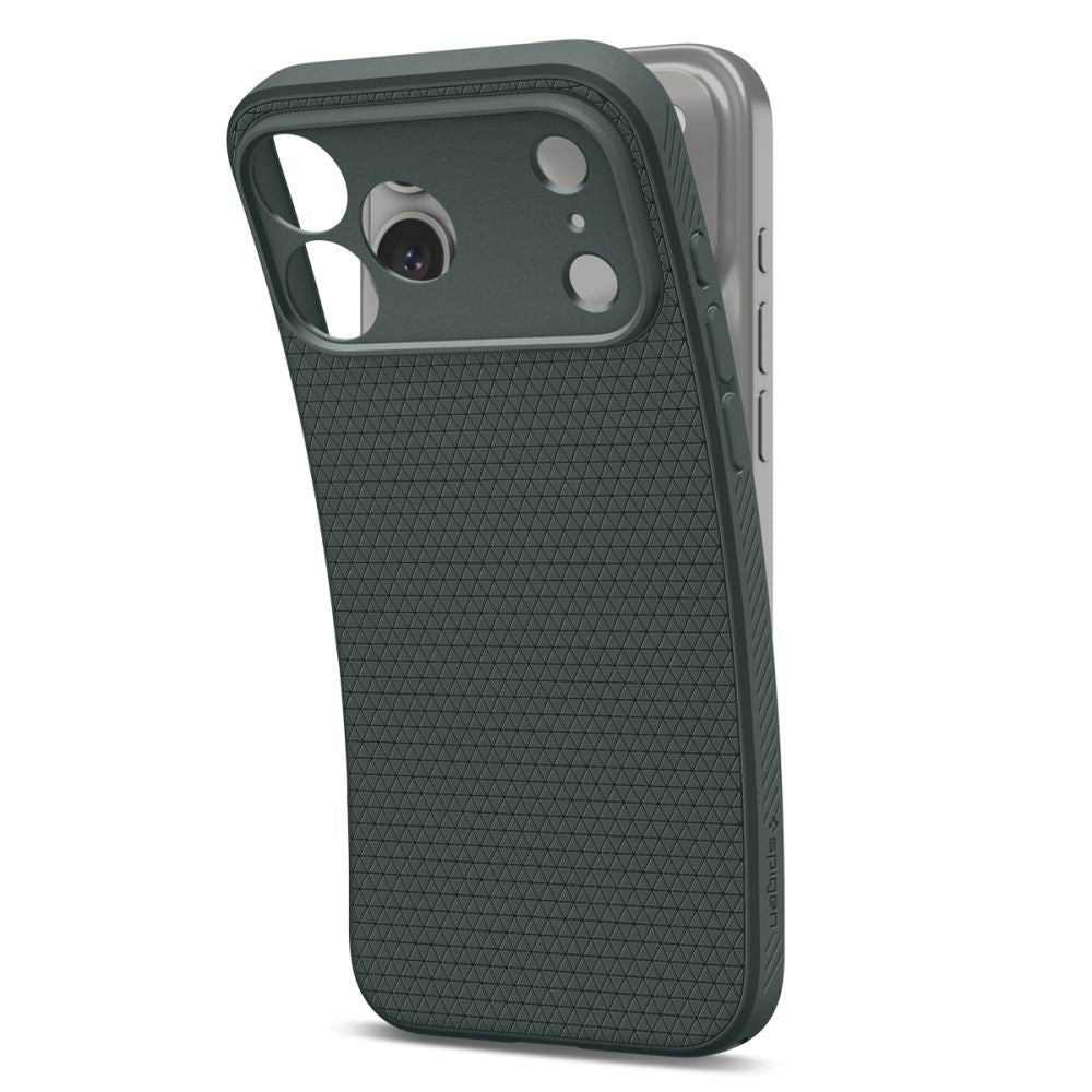 Spigen iPhone 18 Pro Max / iPhone 17 Pro Max - Θήκη Σιλικόνης - Liquid Air - Abyss Green